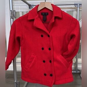 🔥5 for $45 🔥 Vintage Gymboree Girls Red Coat Size Large